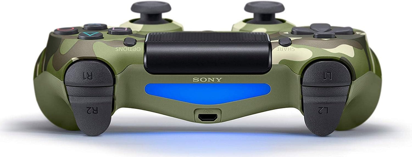 Controle joystick sem fio Ps4 PlayStation Dualshock 4 - Camuflado Verde