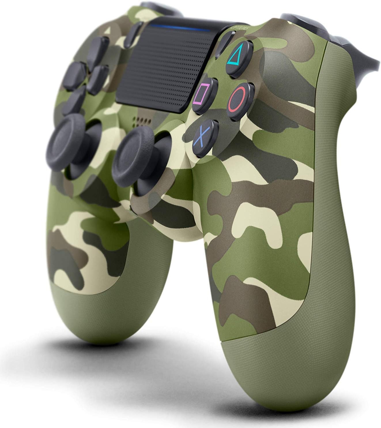 Controle joystick sem fio Ps4 PlayStation Dualshock 4 - Camuflado Verde