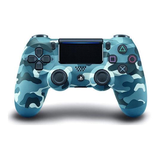 Controle joystick sem fio Ps4 PlayStation Dualshock 4 - camuflado azul